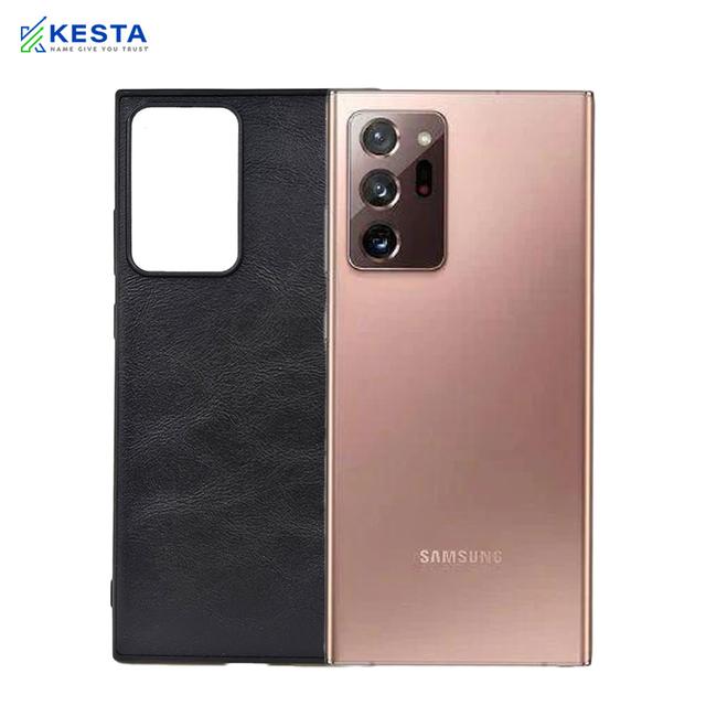 Samsung Note 20 Ultra Cover - Brave Black Leather Case (Waterproof & Dustproof)