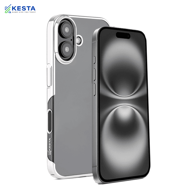 iPhone 17 Cover – Silver Noble Transparent Case | Slim, Stylish & Protective