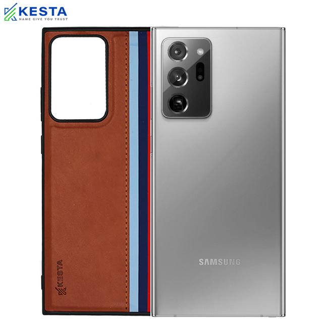 Samsung Note 20 Ultra Cover - Phantom Brown Leather Case (Shock Proof)