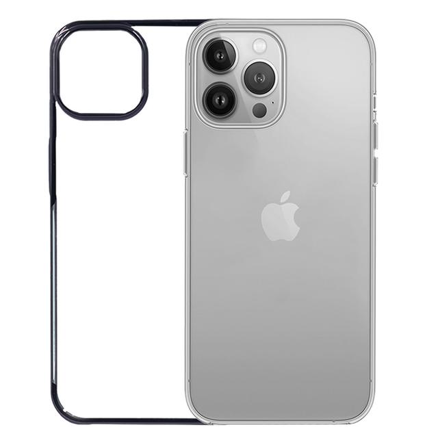 iPhone 14 Pro Cover - Noble Black Transparent Case (Innovative Design)