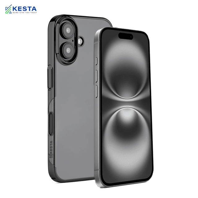 iPhone 17 Cover – Black Noble Transparent Case | Slim, Stylish & Protective